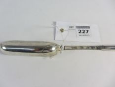George III silver marrow scoop by William Dempster Edinburgh 1776