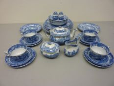 Spode 'Italian' dinner and tea service - four place settings