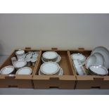 Noritake 'Shastra' tea and dinner service - 12 place settings - in three boxes