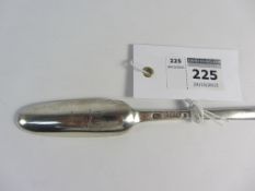 George III silver marrow scoop by John Lambe London 1785