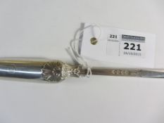 George IV silver marrow scoop by Mary Chawner London 1836