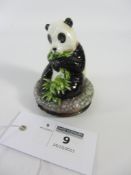 Halcyon Days porcelain Giant Panda bonboniere 8cm