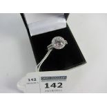 Dress ring stamped 925