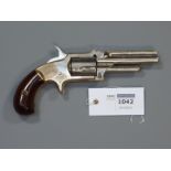 19th century American J M Marlin No.32 Standard 1878 5 shot rim fire revolver No.