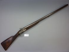 Massive mid 19th century English *John Jefferson of Scarborough 6 bore double barrel percussion