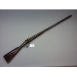 Shotgun Cert. required - English T Bland & Sons 12 bore side by side hammer sporting gun No.