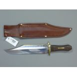 Large English Bowie knife by R & R Middleton Sheffield,