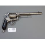 19th century Austrian 1870 Giant Leopold Gasser-Montenegrin 11.2mm centre fire revolver 24cm