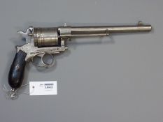 19th century Austrian 1870 Giant Leopold Gasser-Montenegrin 11.2mm centre fire revolver 24cm