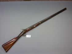 Early 19th century English Mortimer of London 18 bore (approx) percussion sporting gun,