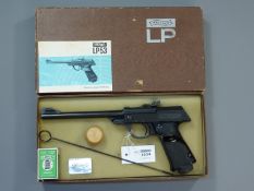 Walther Model LP53 vintage .177 target air pistol No.