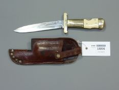 Early 20th century folding hunting knife, the 12.