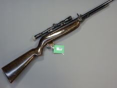 Webley Osprey Mark 3 .22 air rifle No.04613 c1976, tap leaver loading break barrel action with