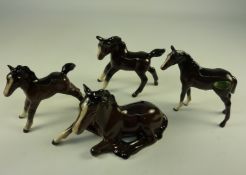 Four Beswick bay foals