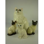 Beswick cat H21cm,