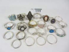 Collection of rings stamped 925