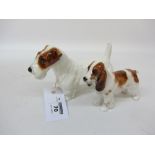 Royal Doulton dogs - Cocker Spaniel and Sealyham terrier