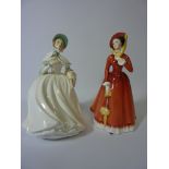 Royal Doulton Figurines- Jessica HN3169 and Julia- HN2705