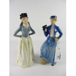 Goebel figurines - Gentle Breezes 1887 and Impatience 1800