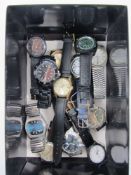 Gents wristwatches in one box