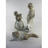 Nao figurines - cat,