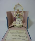 Limited edition Royal Worcester figure 'Rebecca' from the Victorian Series modelled by Ruth Esther
