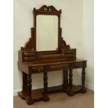 Late Victorian mahogany Duchess dressing table,