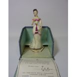 Limited edition Royal Worcester figure 'Rosalind' from the Victorian Series modelled by Ruth Esther
