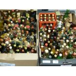 Large collection of alcohol miniatures approx.
