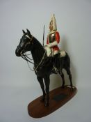 Beswick Connoisseur Model 'Life Guard - A Trooper in Mounted Review Order dressed for ceremonial