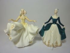 Two Royal Doulton figures 'Regal Lady' HN2709 and 'Sweet Seventeen' HN2734