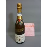 Deutz & Geldermann cuvee carte blanche Trocken 50 Jahre Porsche 1931-1981 commemorative champagne