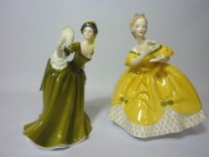 Two Royal Doulton figures 'The Last Waltz' HN2315 and 'Simone' HN2378