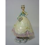 Limited edition Royal Worcester figure 'Lisette' from the Victorian Series modelled by Ruth Esther