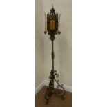 Eastern lantern design standard lamp H163cm 

Provenance: by repute purchased at Liberty of London