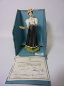Limited edition Royal Worcester figure 'Marion' from the Victorian Series modelled by Ruth Esther