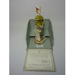 Limited edition Royal Worcester figure 'Melanie' from the Victorian Series modelled by Ruth Esther
