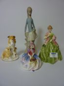 Royal Worcester figure 'First Dance' modelled by F.