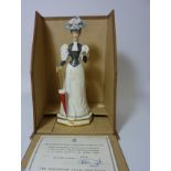 Limited edition Royal Worcester figure 'Elizabeth' from the Victorian Series modelled by Ruth