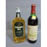 Tullamore Dew Irish Whiskey and Bulgarian Cabernet Sauvignon 1979