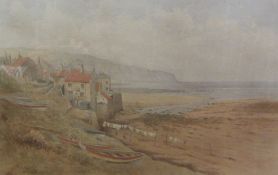 Edward C Booth (British 1821-c1893): "Robin Hood's Bay Yorkshire",