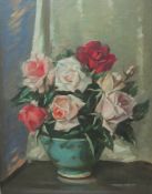 William Hunter (Scottish School 1890-1967): Still Life of Roses,