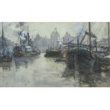 Henry Readman (British 19th/20th century): Liverpool Docks,