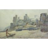 John Miller Marshall (1881-1927): 'Conway Castle', watercolour signed and dated '22,