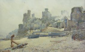 John Miller Marshall (1881-1927): 'Conway Castle', watercolour signed and dated '22,