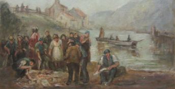 English School (Early 20th century): "Selling the Catch",