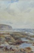James Ulric Walmsley (British 1860-1954): The Rocks at Robin Hoods Bay,