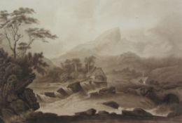 English School (early 19th century): 'Killin at the Head of Loch Tay,