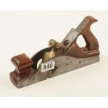 An unusual handled rebate plane 10" x 21