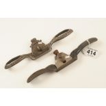 Two PRESTON adjustable spokeshaves G